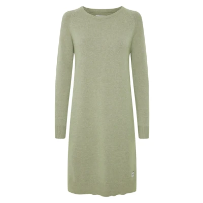 Abbildung von Oxmo Oxmareen Strickkleid, Damen, Größe: Large, Vetiver melange