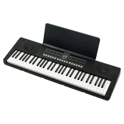 Abbildung von SONICAKE 61 Tasten Piano Keyboard Digital für Anfänger Eingebaute Bluetooth Lautsprecher, Kopfhörer, 300 Töne, Rhythmen und 80 Demos