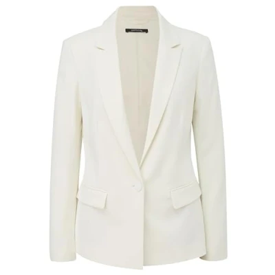 Abbildung von comma Blazer, Damen, Größe: 38, Ecru