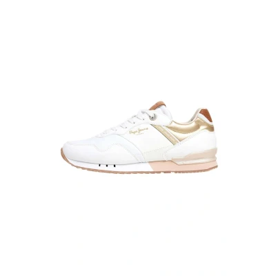 Abbildung von Pepe Jeans London Snake Sneaker low, Damen, Größe: 39, White Schuhe