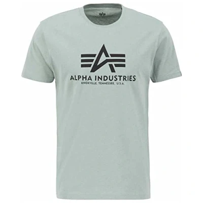 Abbildung von Alpha Industries Herren Camiseta Basic para Hombre Kurzarm Shirt, Dusty Green,