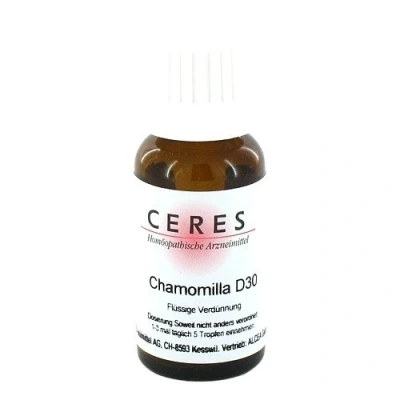 Abbildung von Ceres Chamomilla D 30 Dilution 20 ml