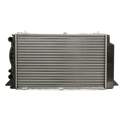 Abbildung von THERMOTEC D7A002TT Kühler, Motorkühlung Aluminium, Kunststoff 363 595 34 Schaltgetriebe Kühlrippen mechanisch gefügt AUDI: 80 B4 Limousine