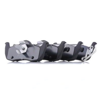 Abbildung von RIDEX 402B0350 Bremsbelagsatz Hinterachse inkl. Verschleißwarnkontakt mit Kolbenclip JEEP: Commander, GRAND CHEROKEE 3, 4
