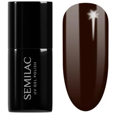 Abbildung von Semilac UV Nagellack Hybrid 419 Wooden Brown 7ml Kollektion Into Her Nature