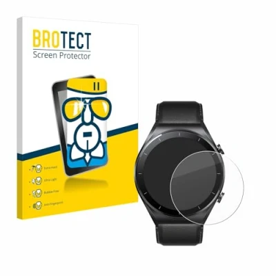 Abbildung von BROTECT Schutzglas für Xiaomi Watch S1 Schutzfolie Panzer Folie Glas [Extrem Kratzfest 9H, Anti Fingerprint, Ultra Transparent]