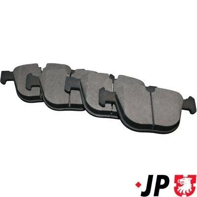 Abbildung von JP GROUP 1463700710 Bremsbelagsatz Hinterachse exkl. Verschleißwarnkontakt BMW: X5, 5 Limousine, Touring