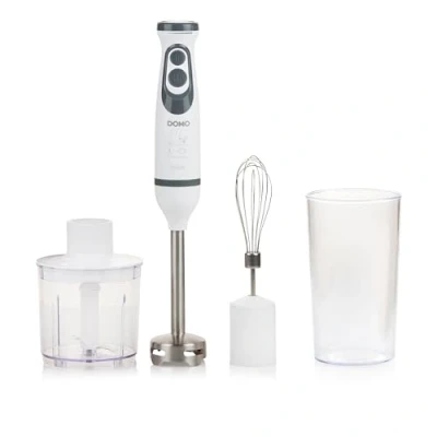 Abbildung von DO1089M Stabmixer 600 W mit Messbecher Mixstab für Suppen Schneebesenaufsatz (DO1089M)