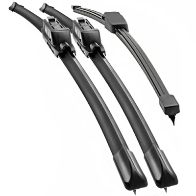 Abbildung von Trades Best Scheibenwischblätter für VW Polo 9N3 05/2005 05/2009, vorne und hinten, (Komplett Set), Scheibenwischer Front Heckscheibe