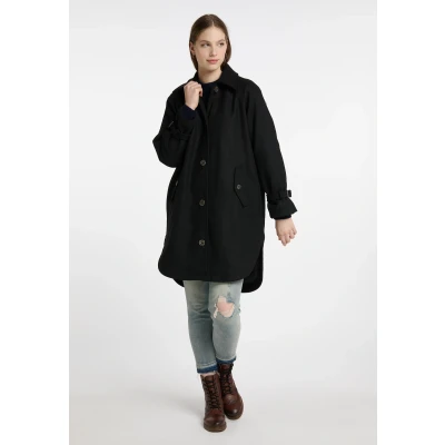 Abbildung von DreiMaster Vintage Women&#039;s Transitional Coat Made Of Wool Blend