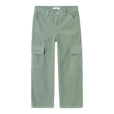 Abbildung von Name it Nkfbella WIDE PANT Cargohose für Kinder, Größe: 122, Light green