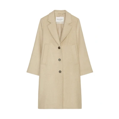 Abbildung von Marc O&#039;Polo Lapel Collar Single Breasted Klassischer Mantel, Damen, Größe: 42, Blushed camel