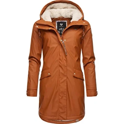 Abbildung von Ragwear Regenjacke &quot;Tinsley&quot;, mit Kapuze, stylischer Regenparka für den Winter
