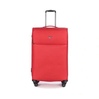 Abbildung von Stratic Light+ Koffer L red mit 4 Rollen Weichgepäck