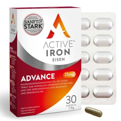 Abbildung von Active IRON Eisen Advance 25 mg Kapseln 30 St