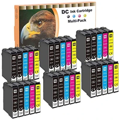 Abbildung von D&amp;C 30x Druckerpatronen Kompatibel für Epson 16 16XL Workforce WF 2540 W 2630 2650 DWF 2660 2700 2750 2760 2010 2500