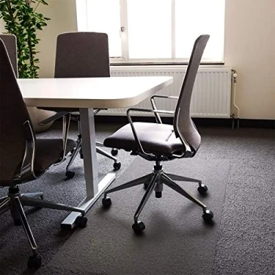 Abbildung von Floortex Bodenschutzmatte, Polycarbonat (PC), hochtransparent, 150 x 300 cm