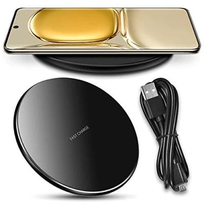 Abbildung von QI Wireless Ladegerät kompatibel für Huawei P50 Pro/Plus Ladestation Kabellos Charger Induktives Universal Schnellladegerät