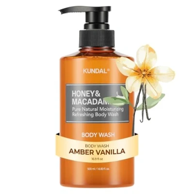 Abbildung von KUNDAL reiner body wash 500ml (bernstein vanille)