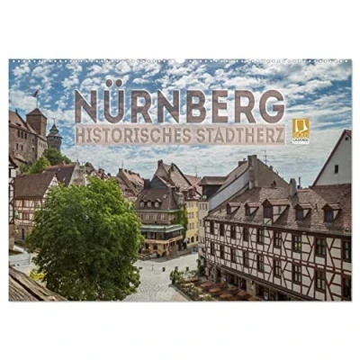 Abbildung von NÜRNBERG Historisches Stadtherz (Wandkalender 2025 DIN A2 quer), CALVENDO Monatskalender
