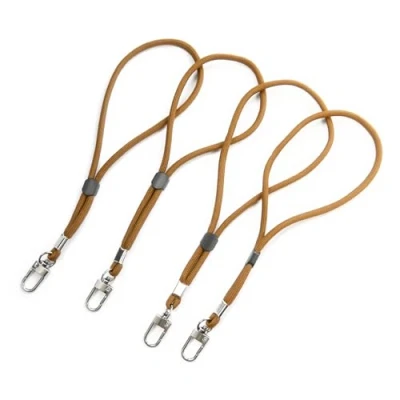 Abbildung von trage.band® kurzes verstellbares Handgelenk Trageband mit Karabinerhaken, 4 St. khaki