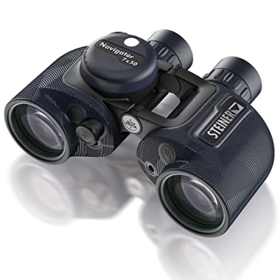 Abbildung von STEINER Marine Fernglas Navigator 7x50c HD stabilisierter Kompass, Qualitäts Fernglas, 10 Jahre Garantie, Open Bridge, 5m wasserdicht, gemacht für Wassersportler und Hobbysegler