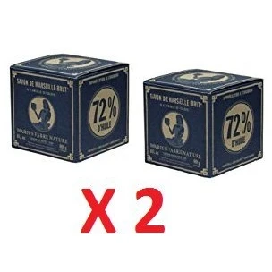 Abbildung von Marius Fabre Seife aus Olivenöl im Vintage Stil, 2 Würfel x 400 g