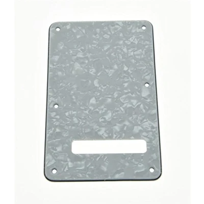 Abbildung von KAISH ST/Strat Style Standard Gitarre Rückplatte ST Tremolo Trem Cover für USA Stratocaster White Pearl