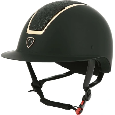 Abbildung von EQUITHÈME Reithelm Glint Mat Schwarz/Roségold