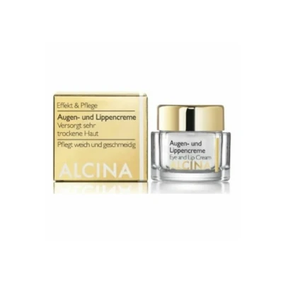 Abbildung von Alcina Pflegecreme AUGENU. Lippencreme Augenpflege, Damen, Größe: 15 ml, Weiß