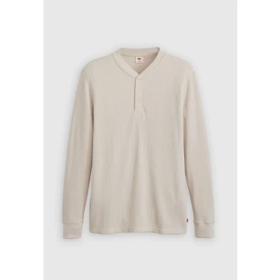 Abbildung von Levi&#039;s Thermal Henley Strickpullover, Herren, Größe: Small, Rainy day