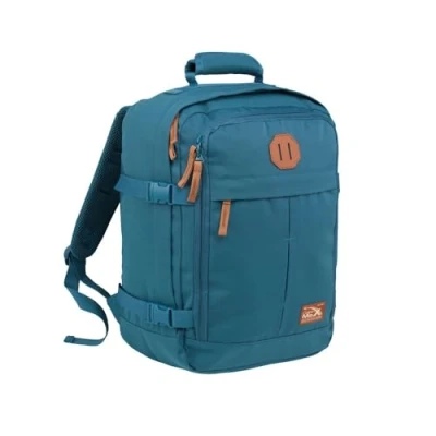 Abbildung von Cabin Max Metz 24L 40 x 30 20 cabinetas, rugzak, onderstoel handbagage, rugzak Onder de stoel voor reizen, geschikt Wizz Air, Easyjet en Vueling., Benzine Blauw, 20cm,