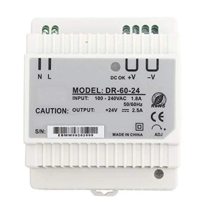 Abbildung von Jenngaoo Din Rail Netzteil, DR 60 24 60W 24V Netzteil mit Einzelausgang AC/DC Schaltnetzteil