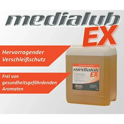 Abbildung von 5 Liter Mineralisches Hochleistungs Kettenöl KETTLITZ Medialub EX Sägekettenhaftöl auf Mineralölbasis