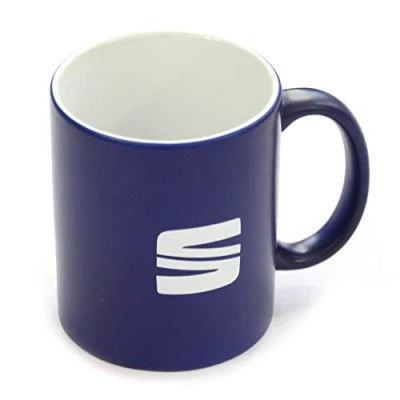 Abbildung von Seat 6H1069601KAJ Tasse blau Kaffeetasse Keramiktasse Becher