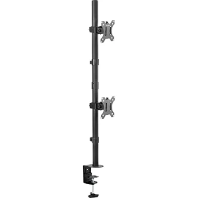 Abbildung von SpeaKa Professional Tischhalterung für zwei Bildschirme 33 Monitor Halterung, (360 drehbare VESA Platte)