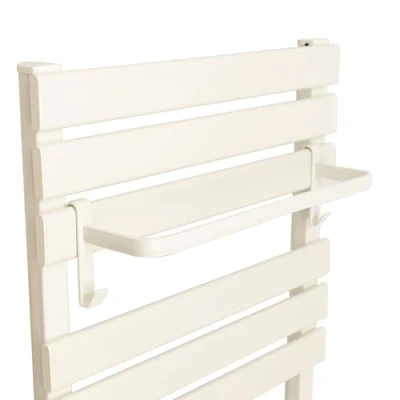 Abbildung von CREATE / WARM Towel PRO 500 1500W Badheizkörper Weiß mit Heizstrahler, Fernbedienung und 1 Regal 101x13x55cm WLAN, geringer Verbrauch