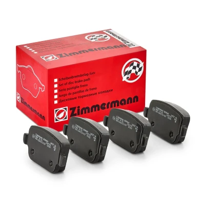 Abbildung von ZIMMERMANN 24537.160.1 Bremsbelagsatz Foto entspricht Lieferumfang FORD: MONDEO 4 Turnier, S Max Mk1, Focus 2 Schrägheck, VOLVO: V70 3, S80 II