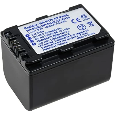 Abbildung von Akku für Video Sony HDR SR5 1300mAh, 6,8V, Li Ion