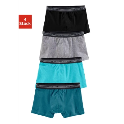 Abbildung von AUTHENTIC UNDERWEAR Boxer, (Packung, 4 St.), in klassischer Passform mit Webbund