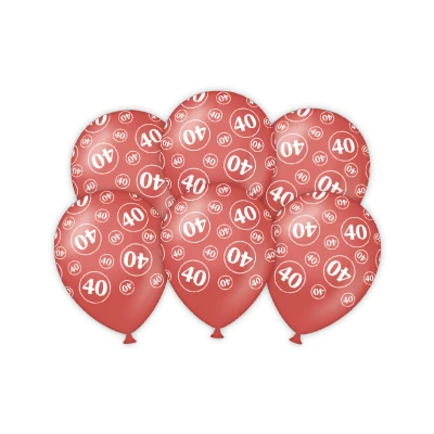 Abbildung von 40 Jahre verheiratet Luftballons 6 Stück