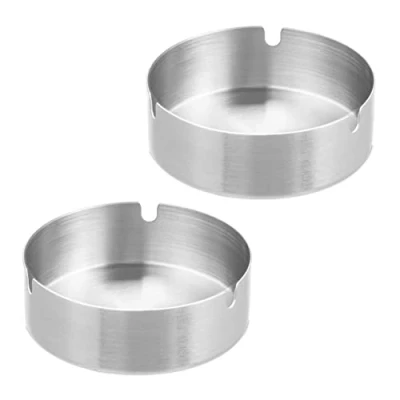 Abbildung von relaxdays Aschenbecher Edelstahl 2er Set