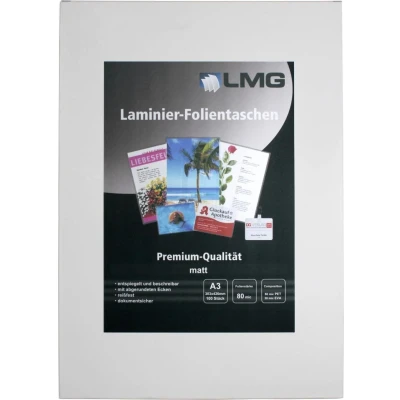 Abbildung von LMG Laminierfolien matt 80 mikron A3