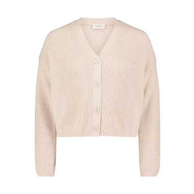 Abbildung von Cartoon MET Vhals Strickjacke, Damen, Größe: 42, Beige