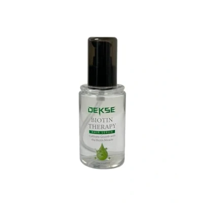 Abbildung von Dekse Biotin Therapy Hair Serum 100ml I Haarserum Anti Frizz Behandlung von trockenem, sprödem &amp; strapaziertem Haar Haarkur gegen Spliss Haarbruch Treatment für Glanz Geschmeidigkeit