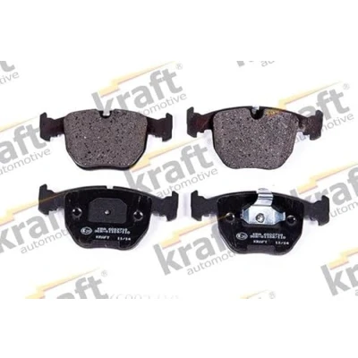 Abbildung von KRAFT 6002710 Bremsbelagsatz für Verschleißwarnanzeiger vorbereitet, exkl. Verschleißwarnkontakt BMW: 5 Touring, Limousine, X3