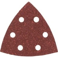 Abbildung von Bosch Home and Garden DIY 25tlg. Schleifblatt Set verschiedene Materialien für Deltaschleifer (Körnung 40, 6 Löcher) 2607019487