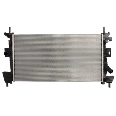 Abbildung von NRF 58487 Kühler, Motorkühlung Aluminium 671 370 16 Kühlrippen gelötet FORD: FOCUS 3, 3 Turnier, C Max 2