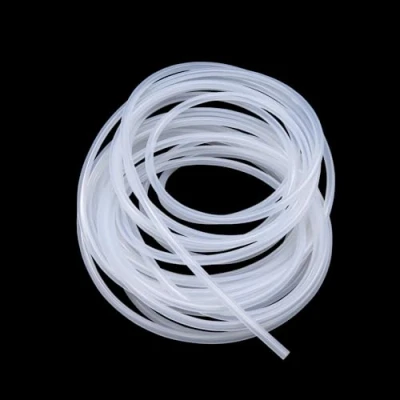 Abbildung von iMeistek Silikonschlauch 3mm ID x 5mm OD 6 Meter, Flexibler Lebensmitteltaugliche Schlauch Wasser Luft Rohr Transparent