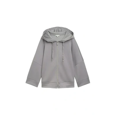Abbildung von TOM Tailor Sweatjacke, Damen, Größe: XL, Explicit grey